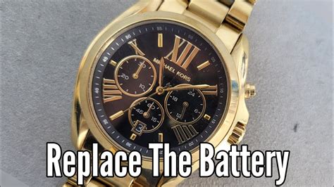 how to change battery in a michael kors watch|Michael Kors Watch batteries replacement.